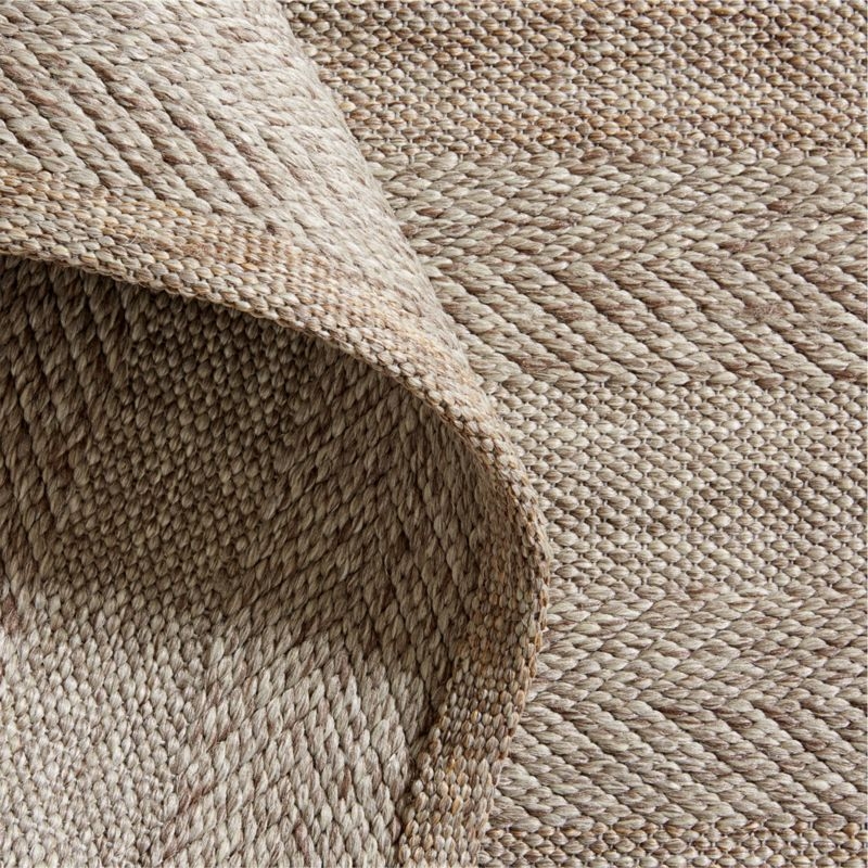Catania Performance Handwoven Taupe Grey Indoor/Outdoor Area Rug 10'x14' - Image 1
