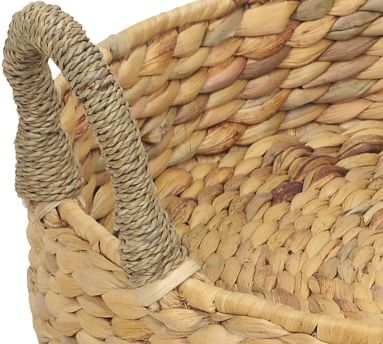 Ruth Woven Water hyacinth Round Tray - Image 1