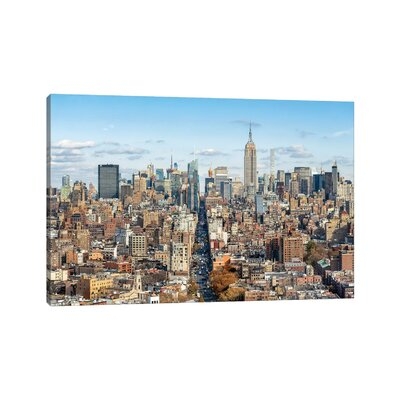 Aerial View Of The Manhattan Skyline With Empire State Building - Image 0