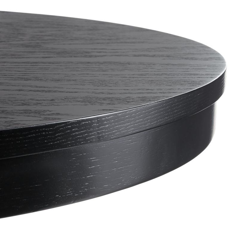 Aniston Black 45" Round Extension Dining Table - Image 2