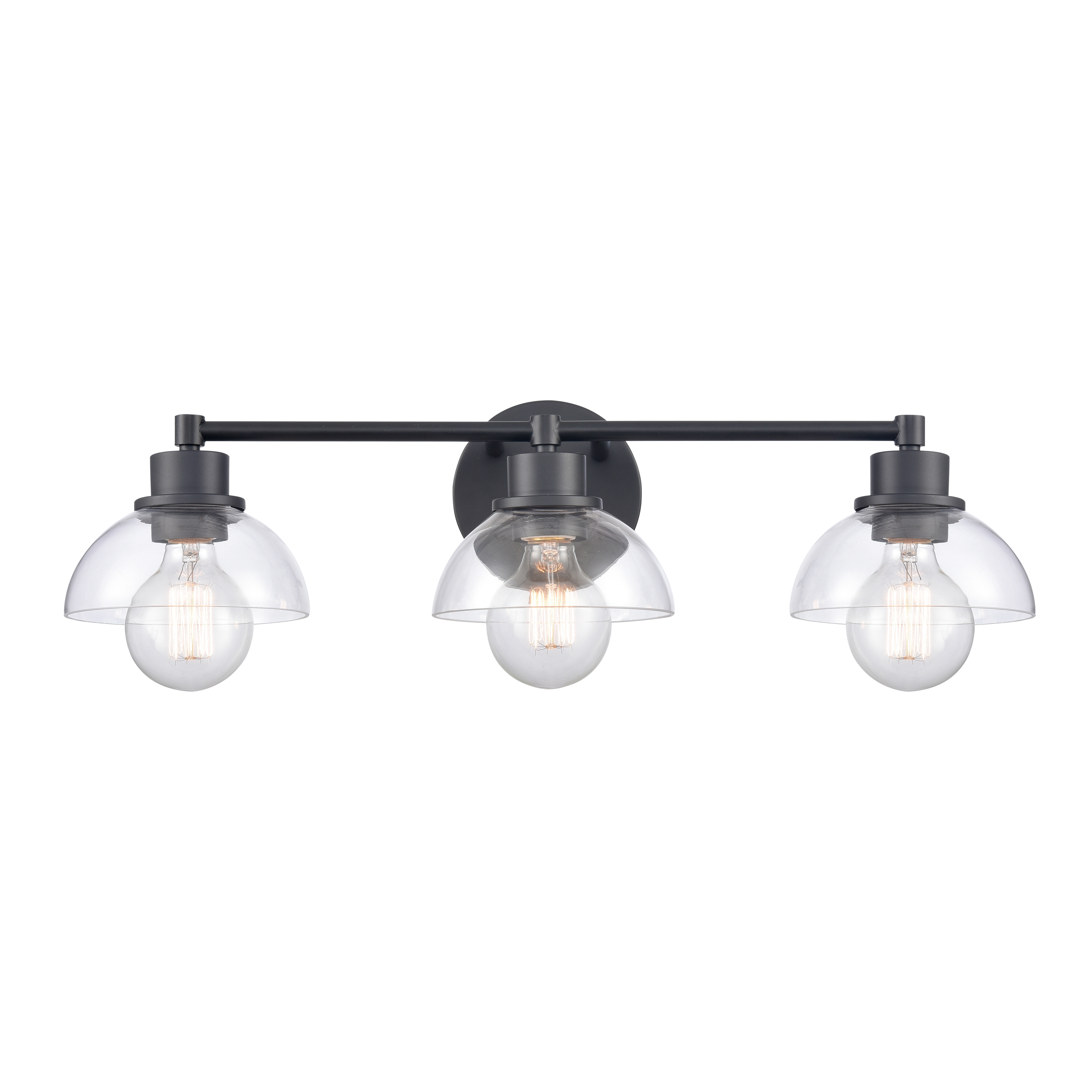 Julian 24'' Wide 3-Light Vanity Light - Matte Black - Image 0