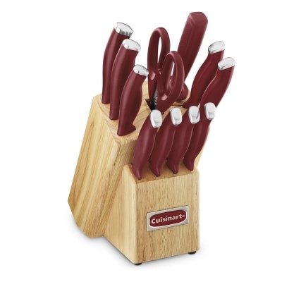 Cuisinart ColorPro Collection 12-Piece Knife Set, Red Handle - Image 5
