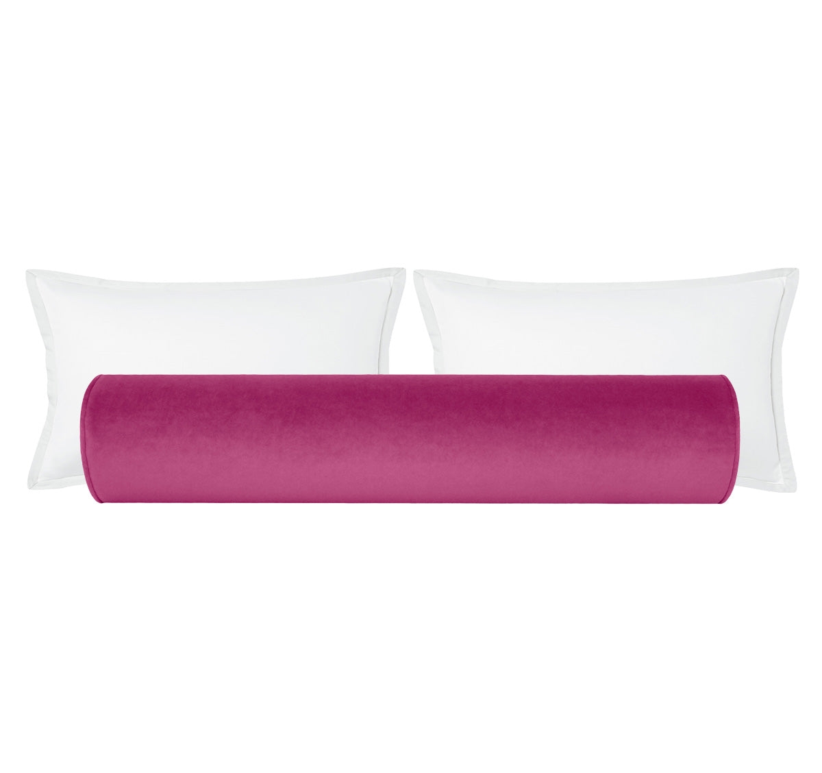 THE BOLSTER :: SOCIETY VELVET // CERISE - BY THE YARD - Image 0