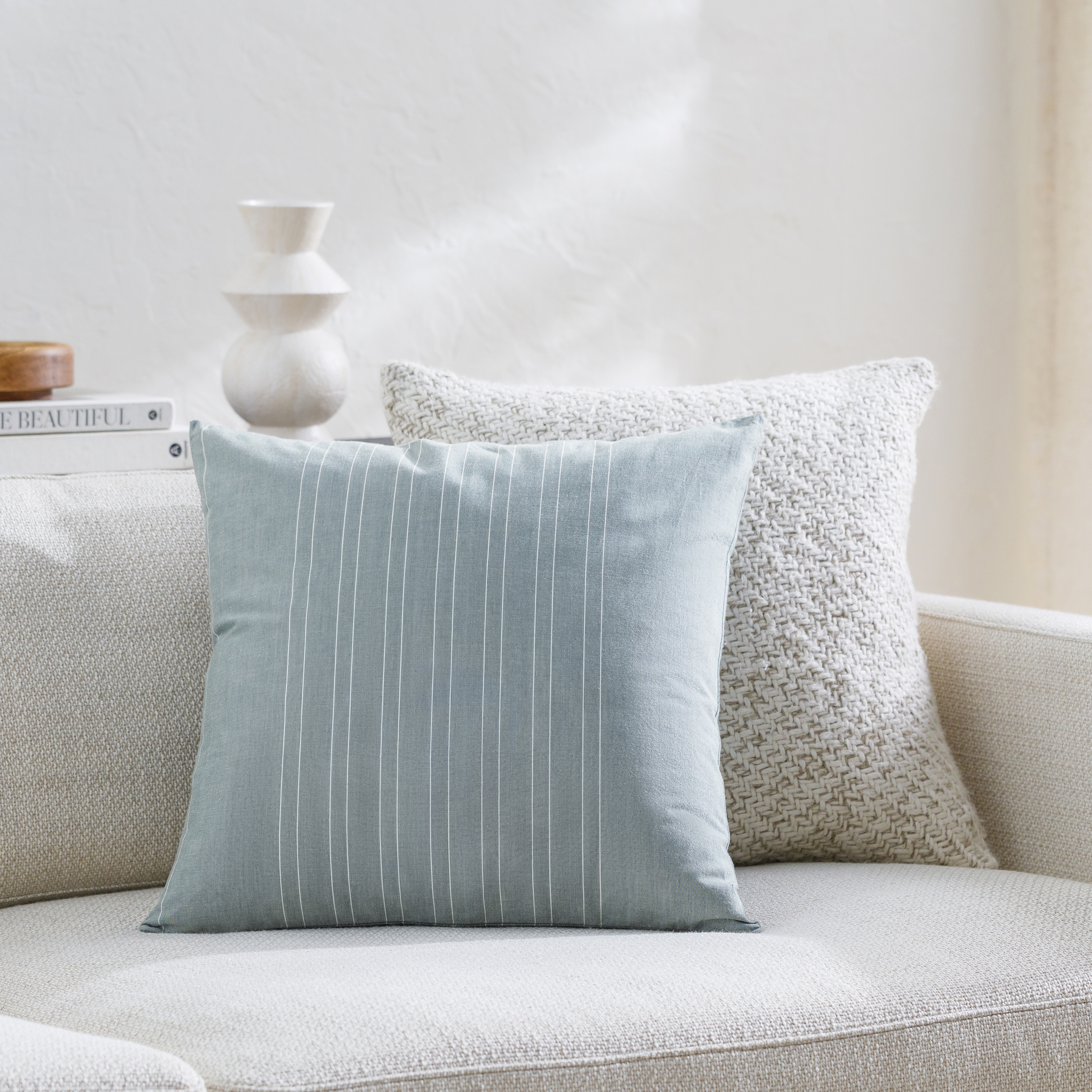 Livabliss Lakshmi LKM-003 20"L x 20"W Down Filled Pillow - Image 1