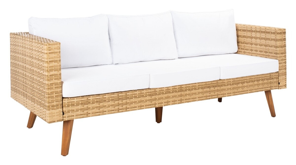 Presla 6 Pc Living Set - Natural/White - Safavieh - Image 5