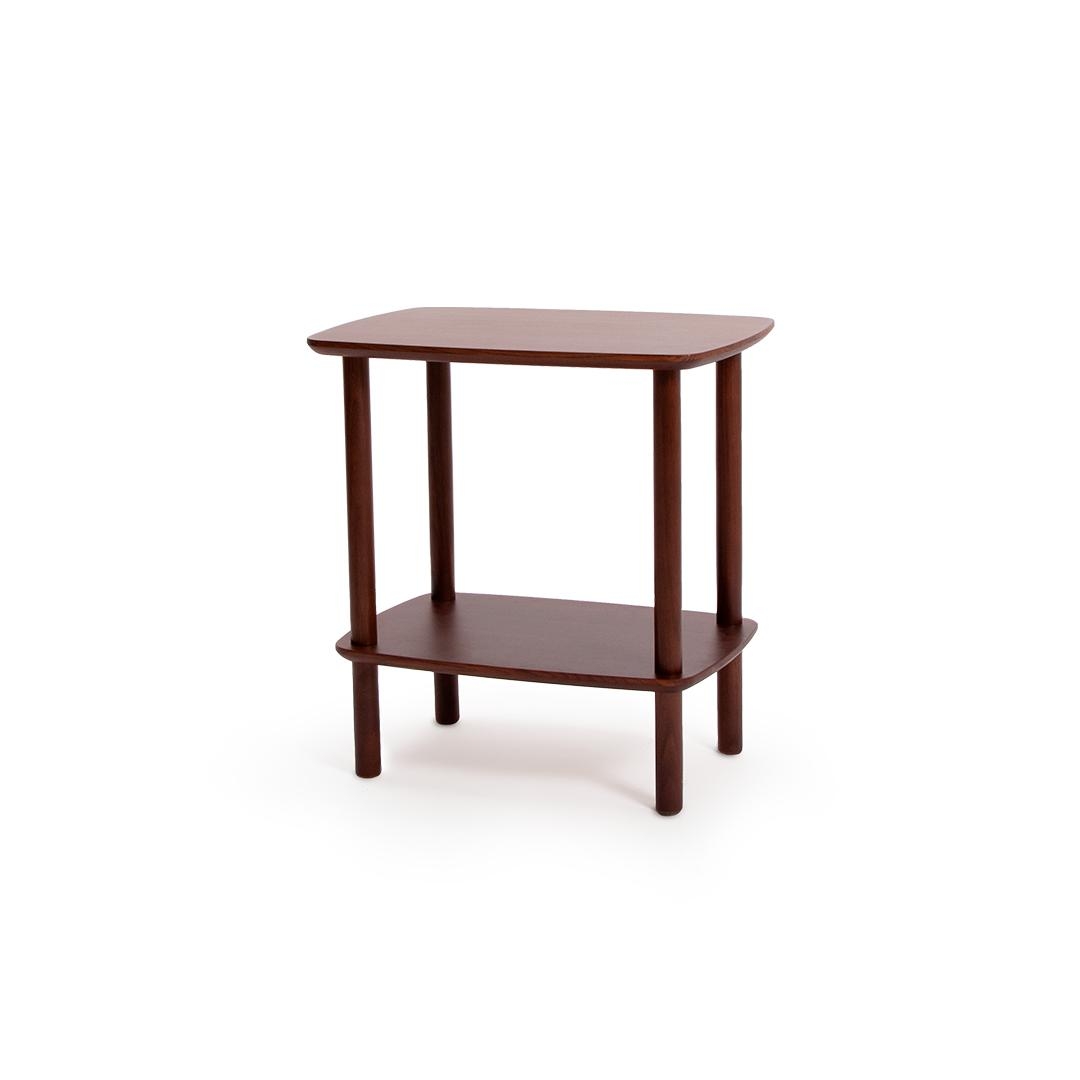 The Serif Side Table in Walnut - Image 0