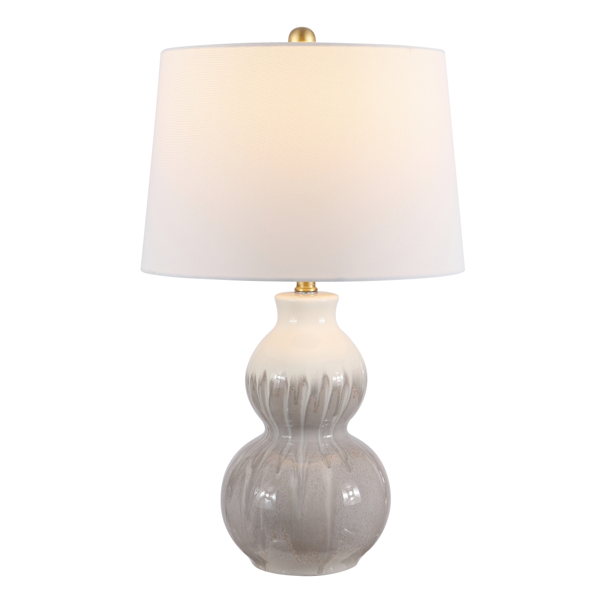 Kenzo 24.5" Table Lamp - Ivory/Grey - Safavieh - Image 4