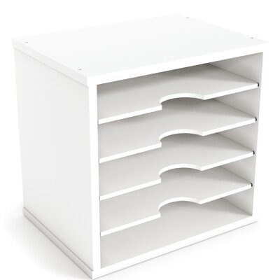 File Organizer Paper Sorter, 5 Tier Adjustable Shelves - Image 0