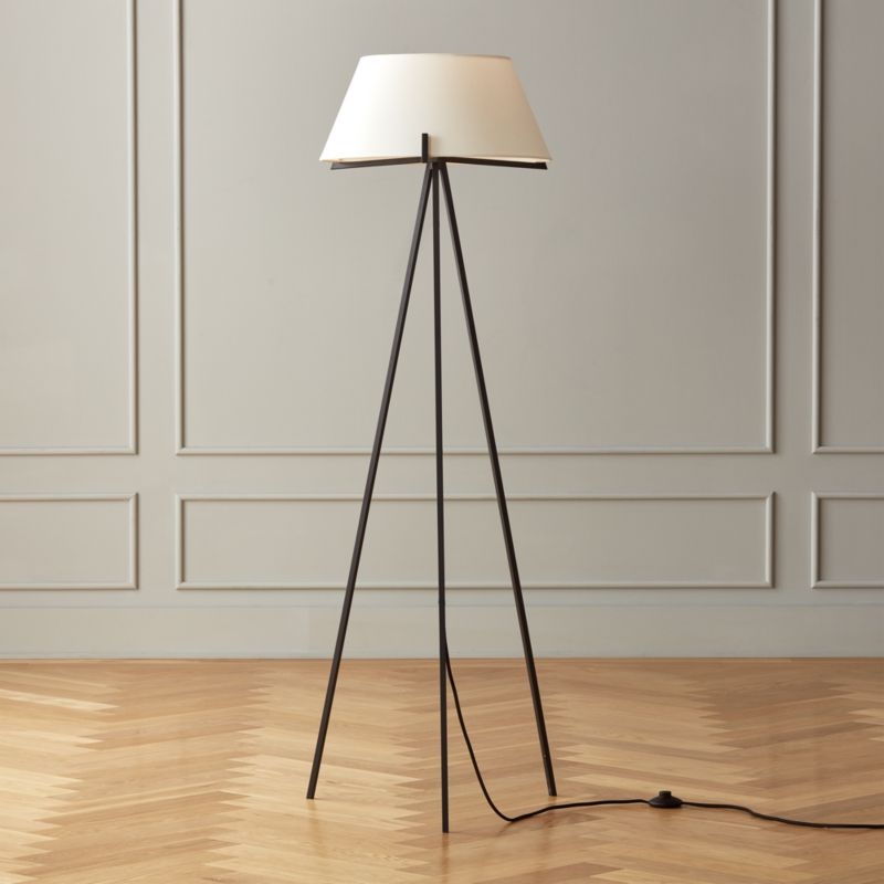 Ornado Black Floor Lamp - Image 1