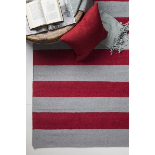 Frontier Red Indoor 2' x 3' Handmade Rug - Image 1