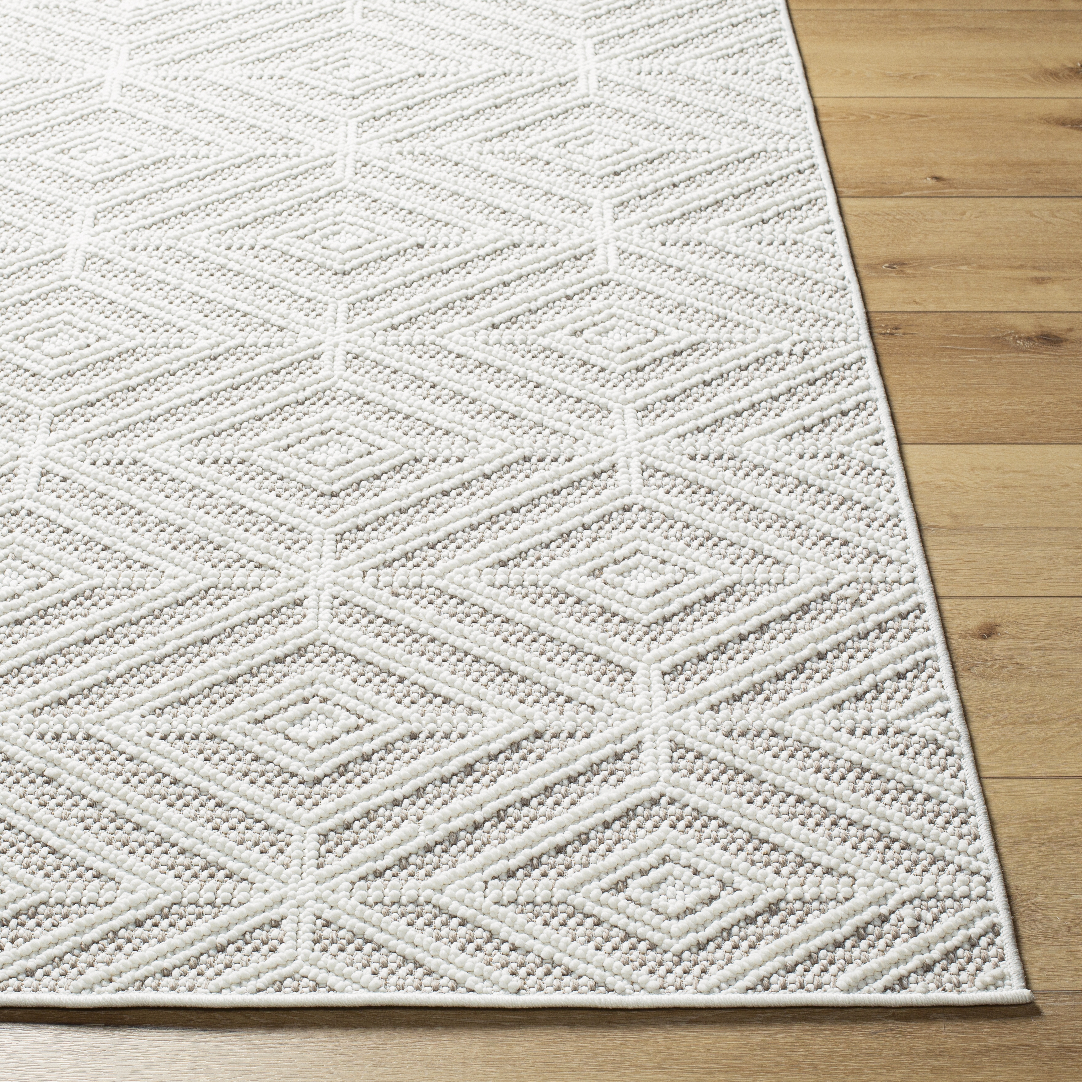 Livabliss Bouclair Beige Indoor 5'3" x 7' Machine Woven Rug - Image 2