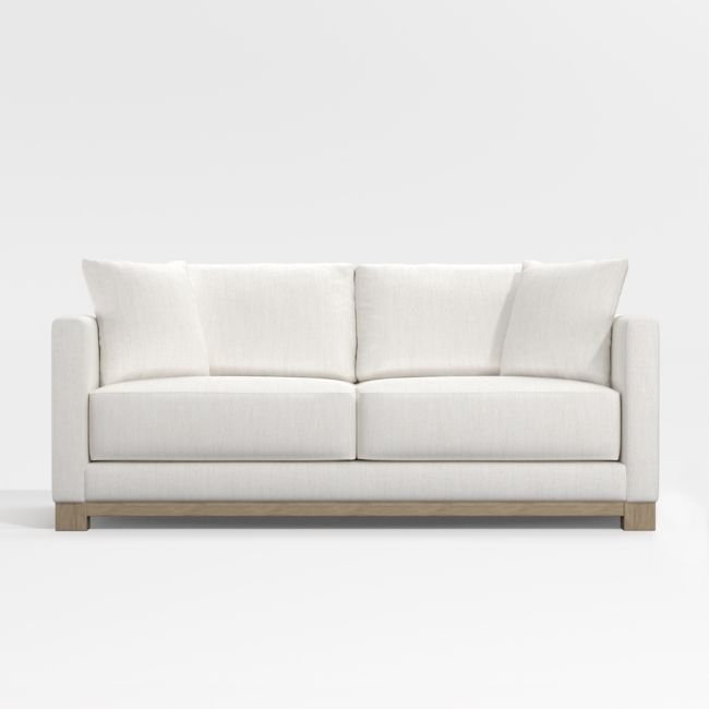 Gather Wood Base 77" Apartment Sofa - Image 0