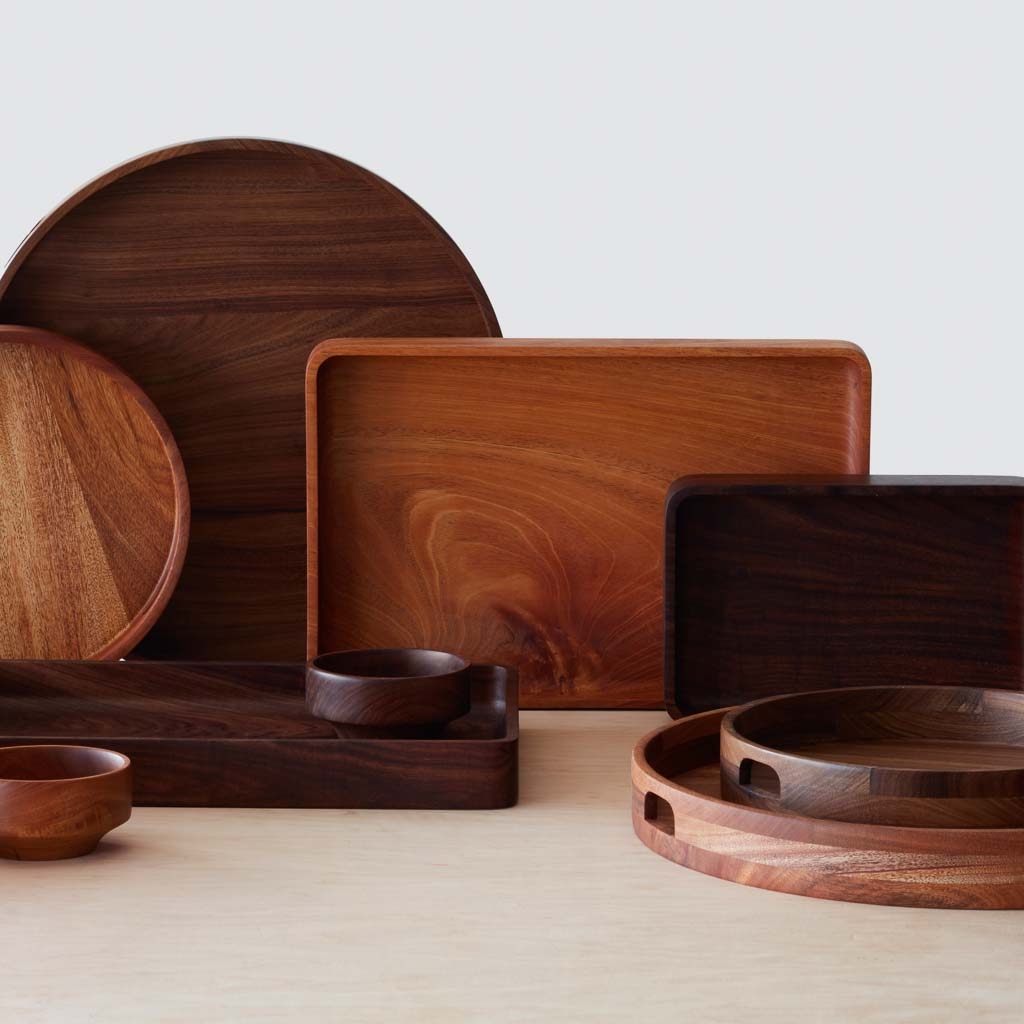 The Citizenry Tikal Round Wood Tray | Mahogany - Image 9