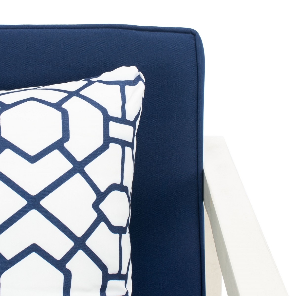 Montez 4 Piece Set - White / Navy - Safavieh - Image 3