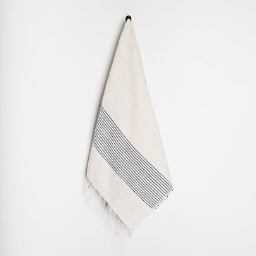 Riviera Handwoven Cotton Hand Towel, Blush - Image 3