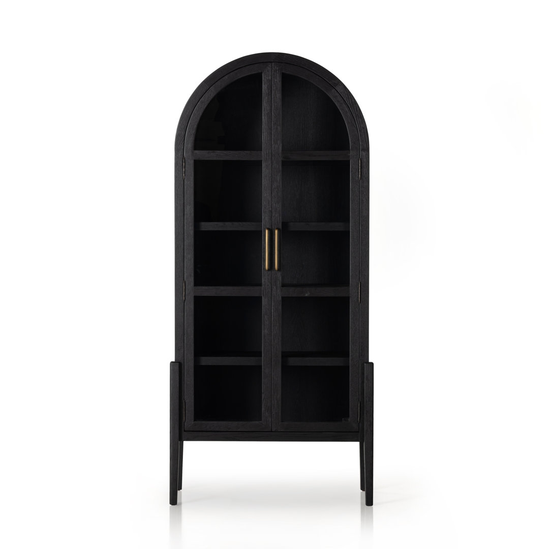 Four Hands Tolle Cabinet-drifted Matte Black - Image 0