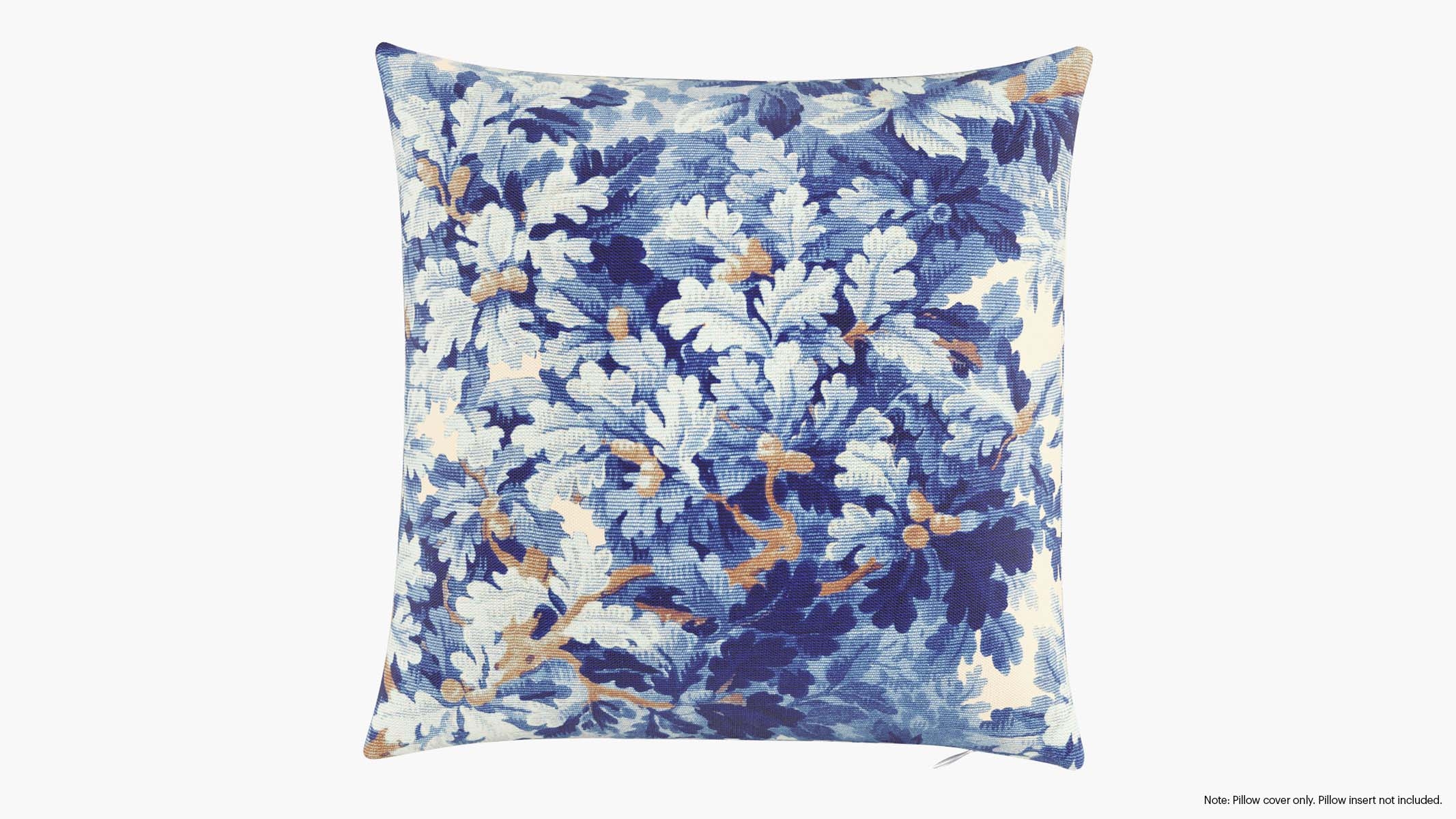 Throw Pillow Cover 18", Limoges Bois De Chene, 18" x 18" - Image 0