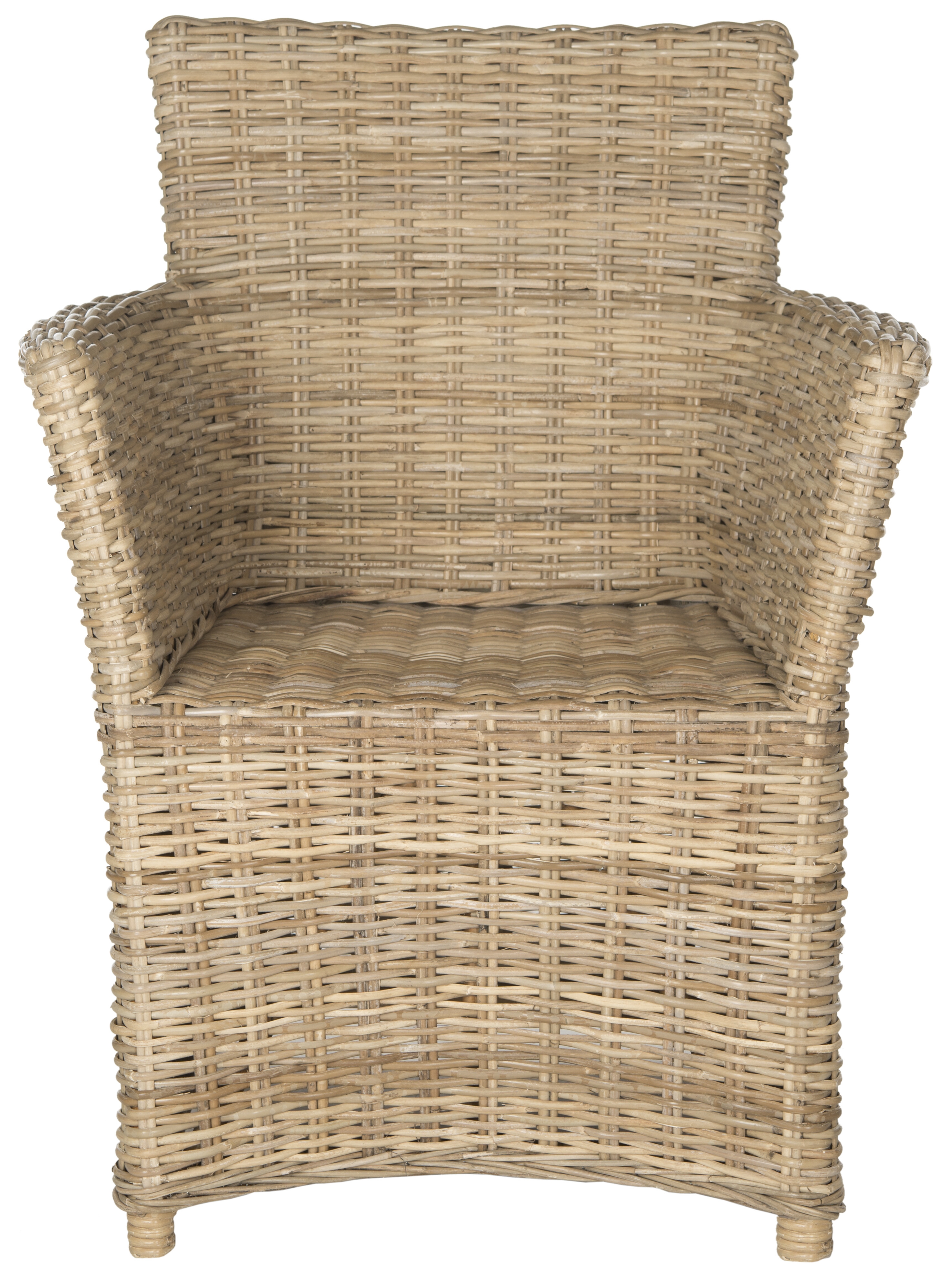 Natuna Rattan Arm Chair - Natural - Safavieh - Image 0