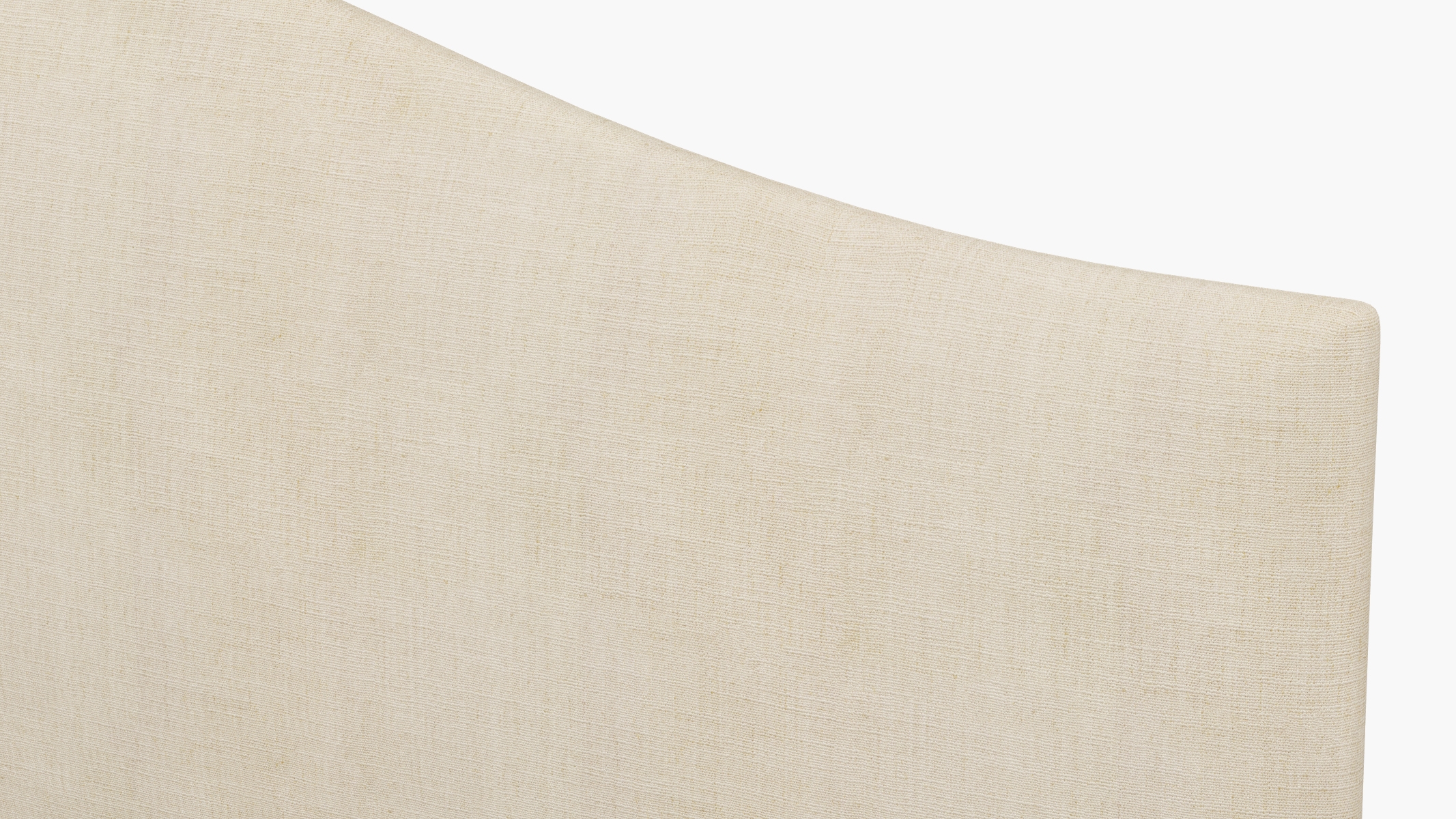Camelback Headboard, Talc Everyday Linen, King - Image 2