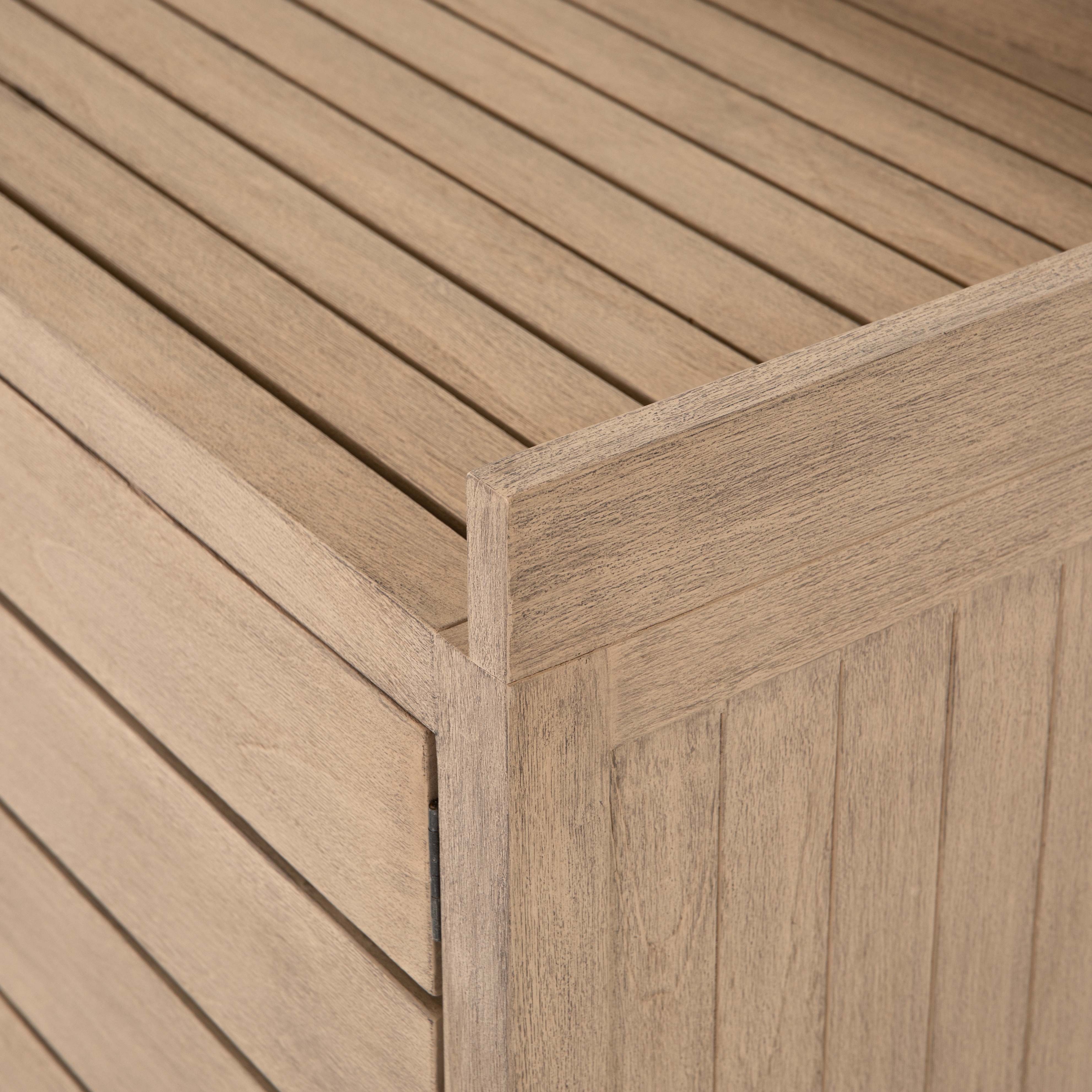 Lula Outdoor Sideboard - Washed Brown-FSC - Image 8