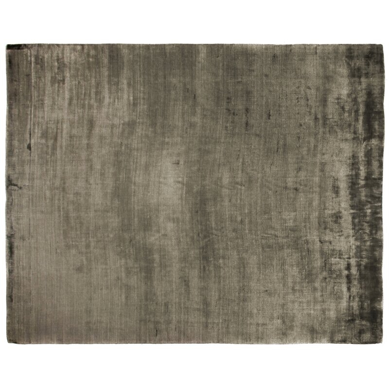 EXQUISITE RUGS Purity Hand-Loomed Dark Taupe Area Rug - Image 0