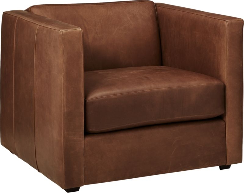 Club Leather Lounge Chair - Image 2