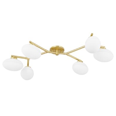 Olmeda 6-Light 41" Semi Flush Mount - Image 0