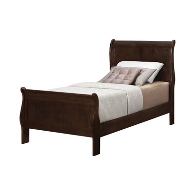 Wyat Cappuccino Sleigh Bed - Image 0