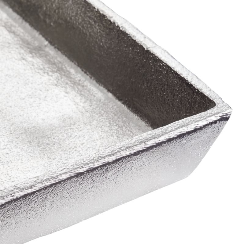 Silver Cast Aluminum Tray - Image 3
