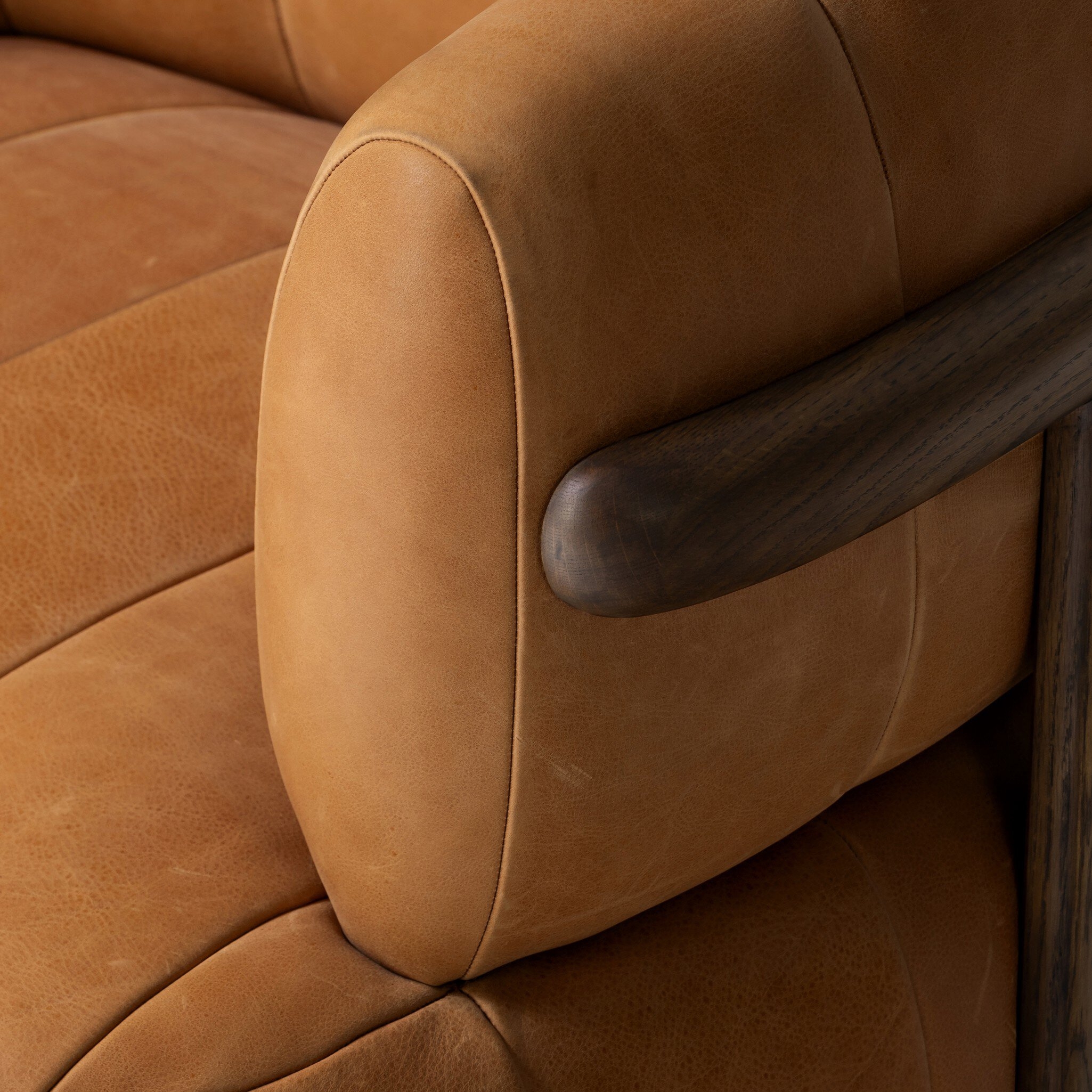 Doss Swivel Chair - Terra Brown Oak - Image 5