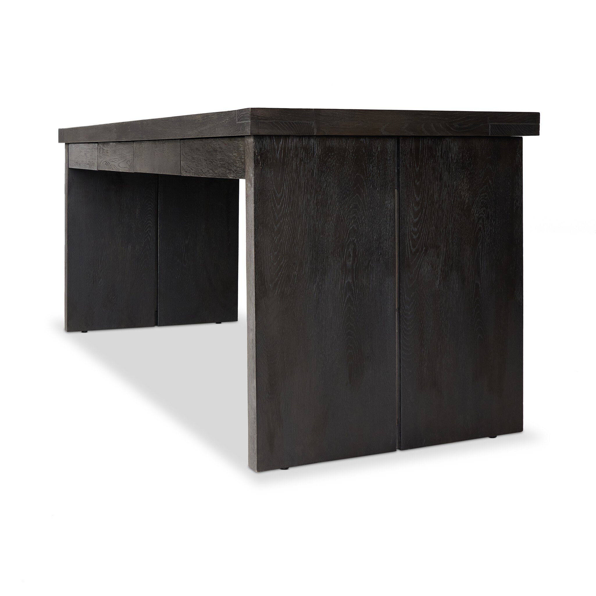 Warby Desk - Worn Black Veneer - Image 11