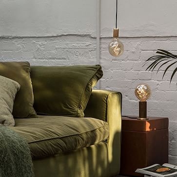 Tala Brass Pendant With Voroni II Bulb - Image 1
