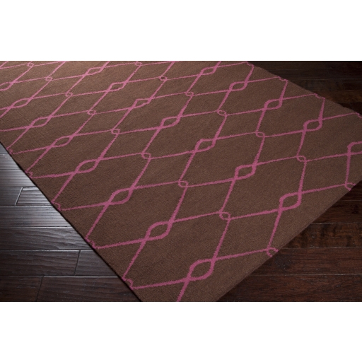 Fallon Brown Indoor 8' x 11' Handmade Rug - Image 1