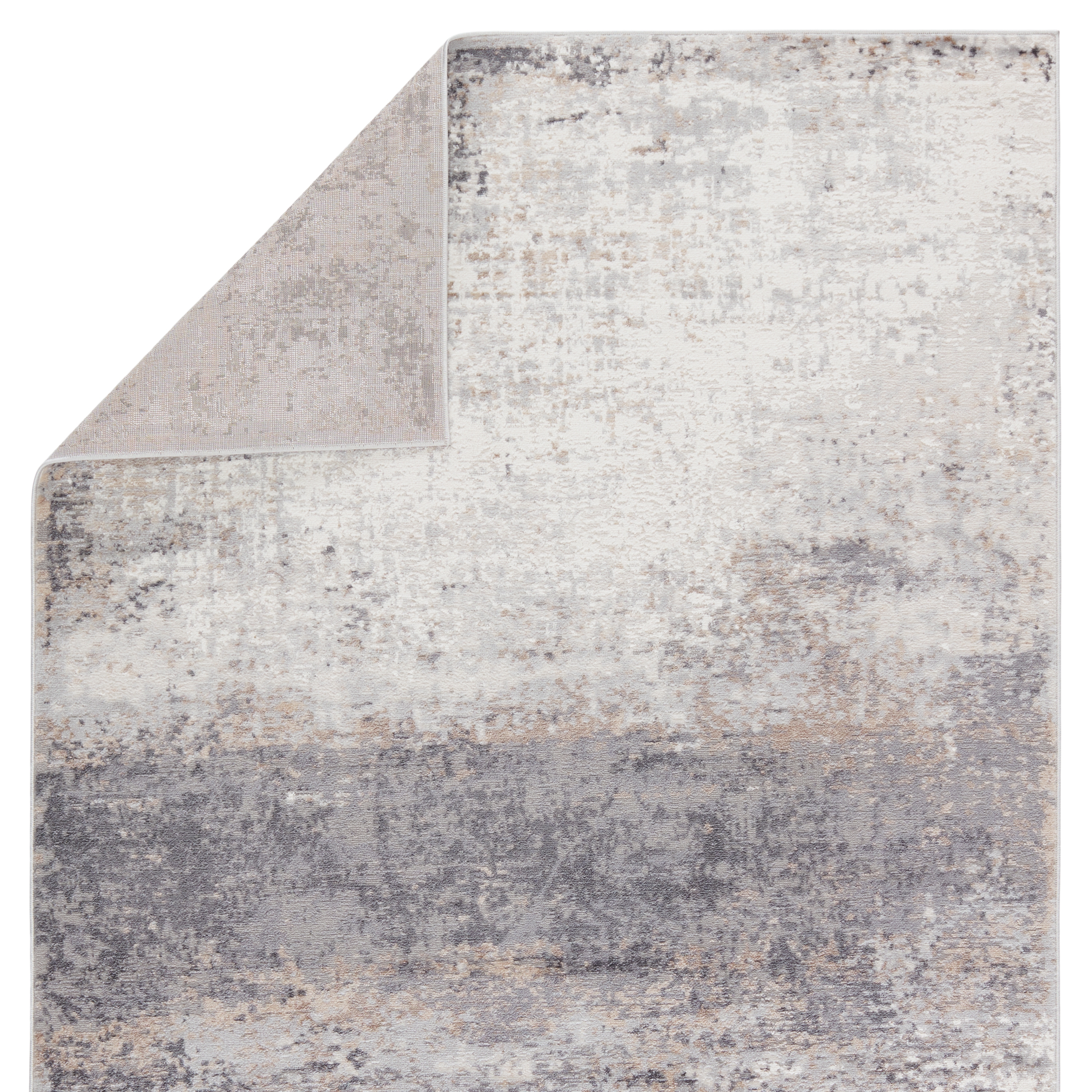 Vibe by Delano Abstract Gray/ Ivory Area Rug (8'X10') - Image 2