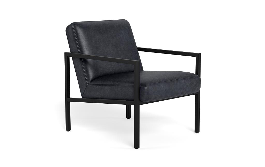 Fritz Leather Accent Chair - Image 1