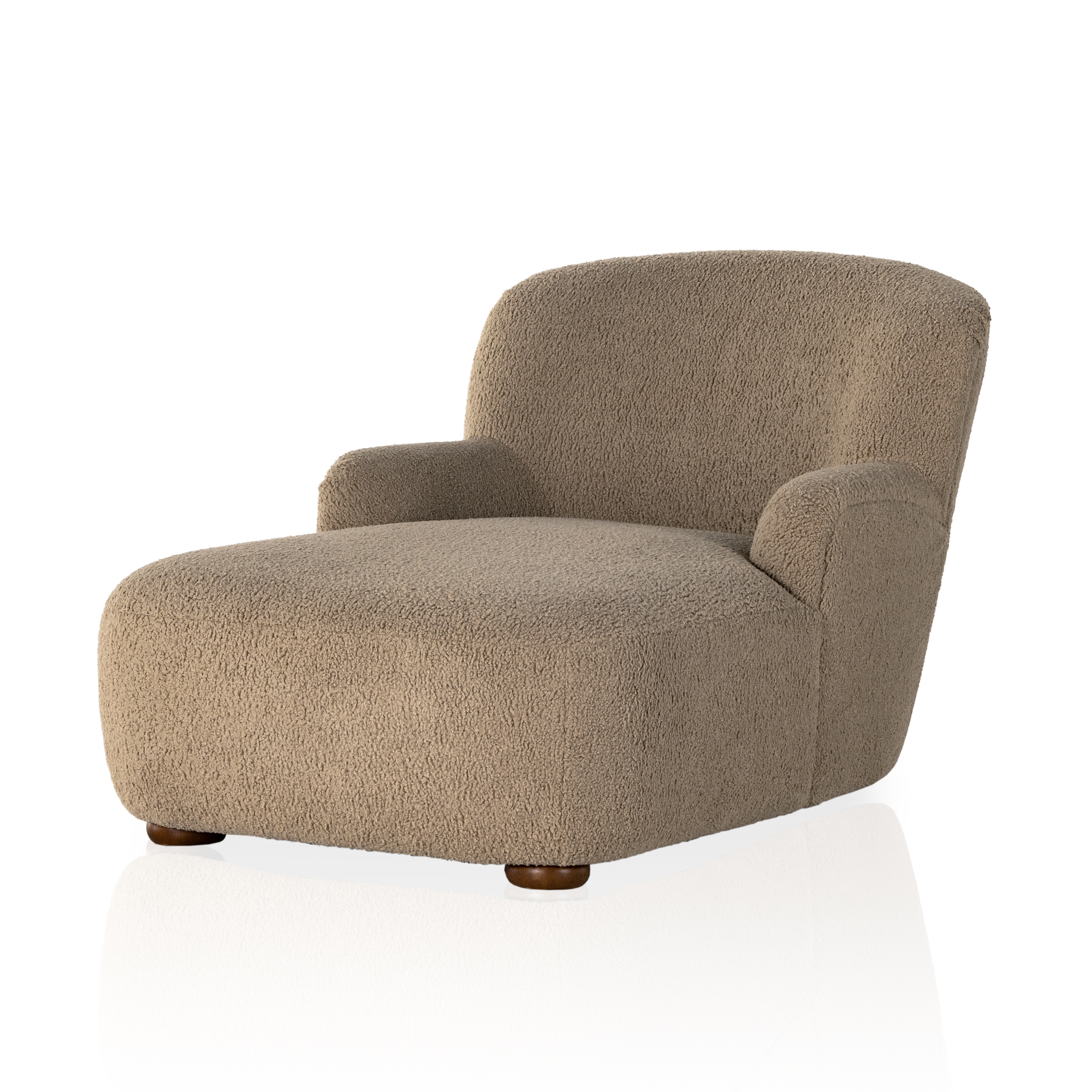 Kadon Chaise Lounge - Sheepskin Camel - Image 0