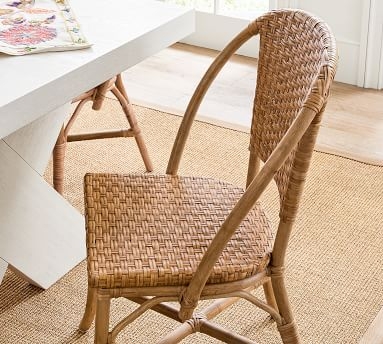 Parisian Woven Rattan Dining Chair, Natural - Image 3