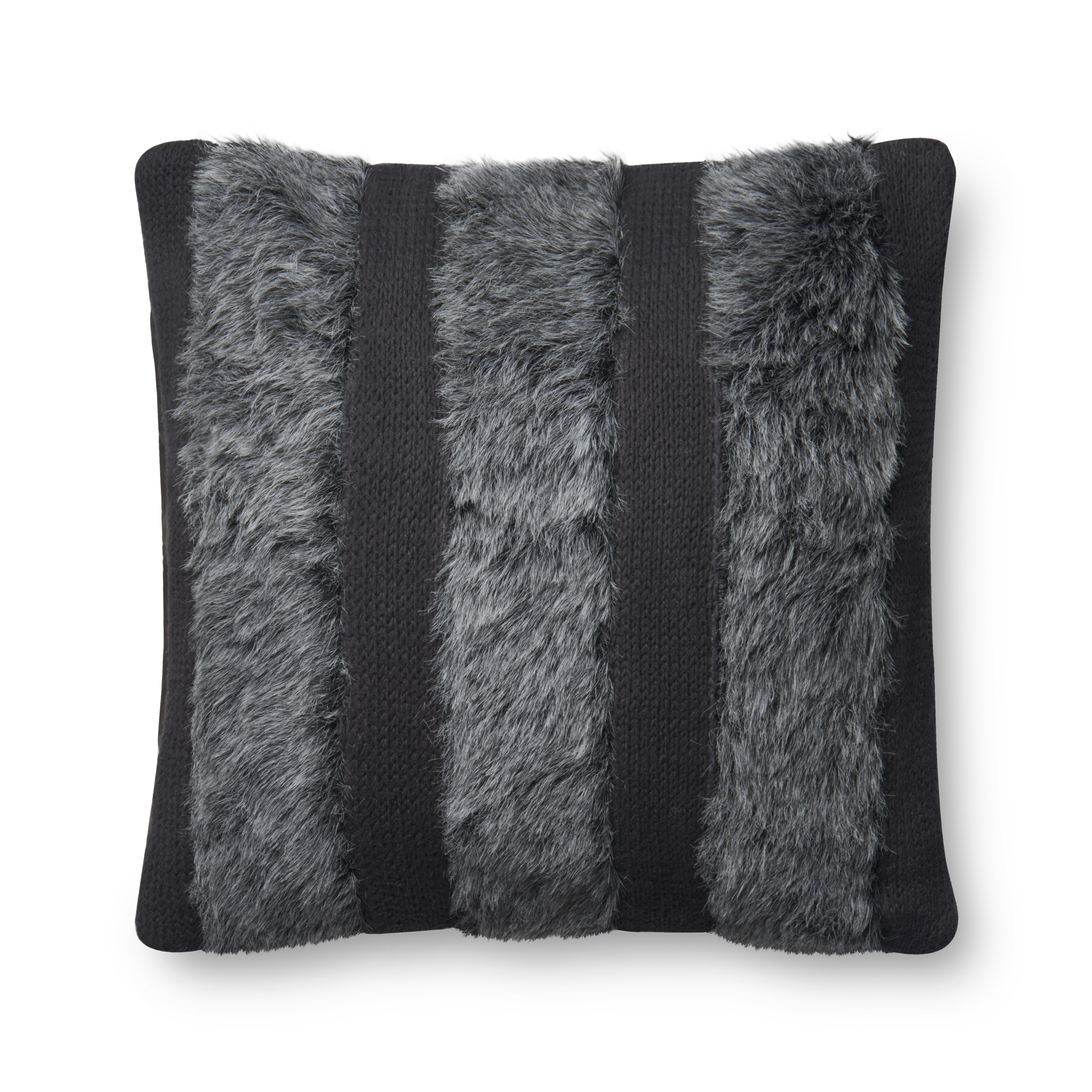 Loloi Pillows P0519 Grey 13" x 21" Cover Only - Image 1