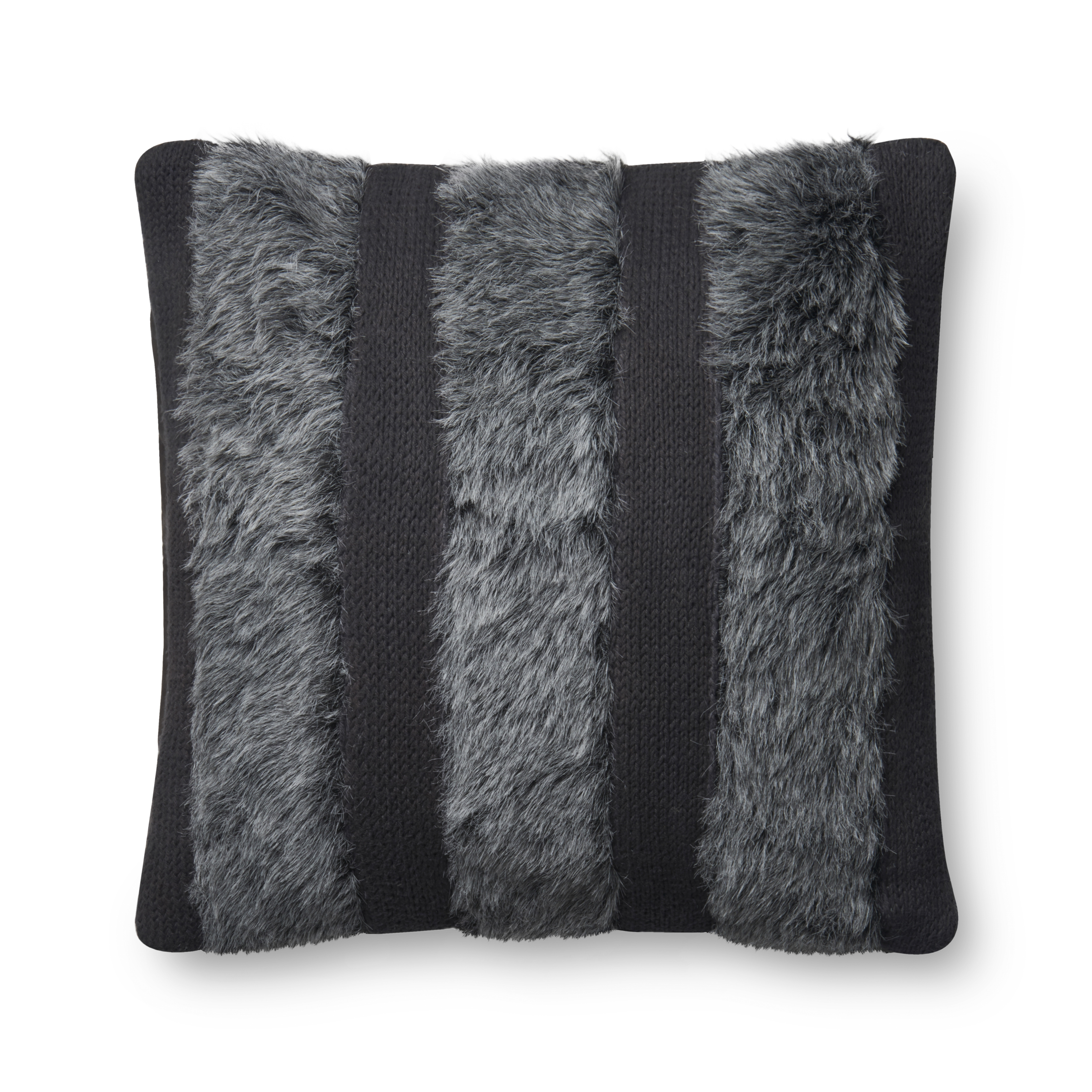 Loloi Pillows Grey 13" x 21" Cover Only - Image 1