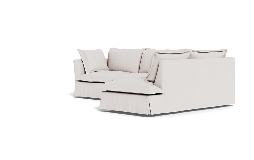 Skylar Slipcovered 3-Seat Right Bumper Sectional - Image 2