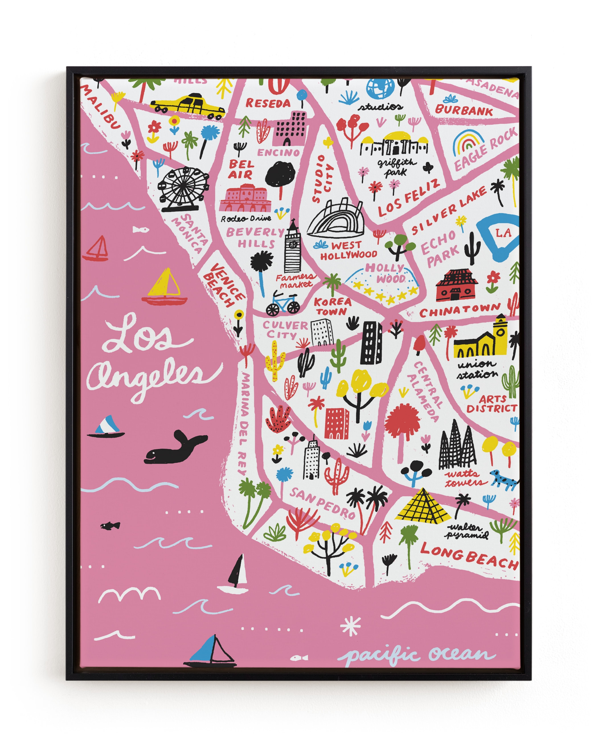 I Love Los Angeles Limited Edition Fine Art Print 1 - Image 0