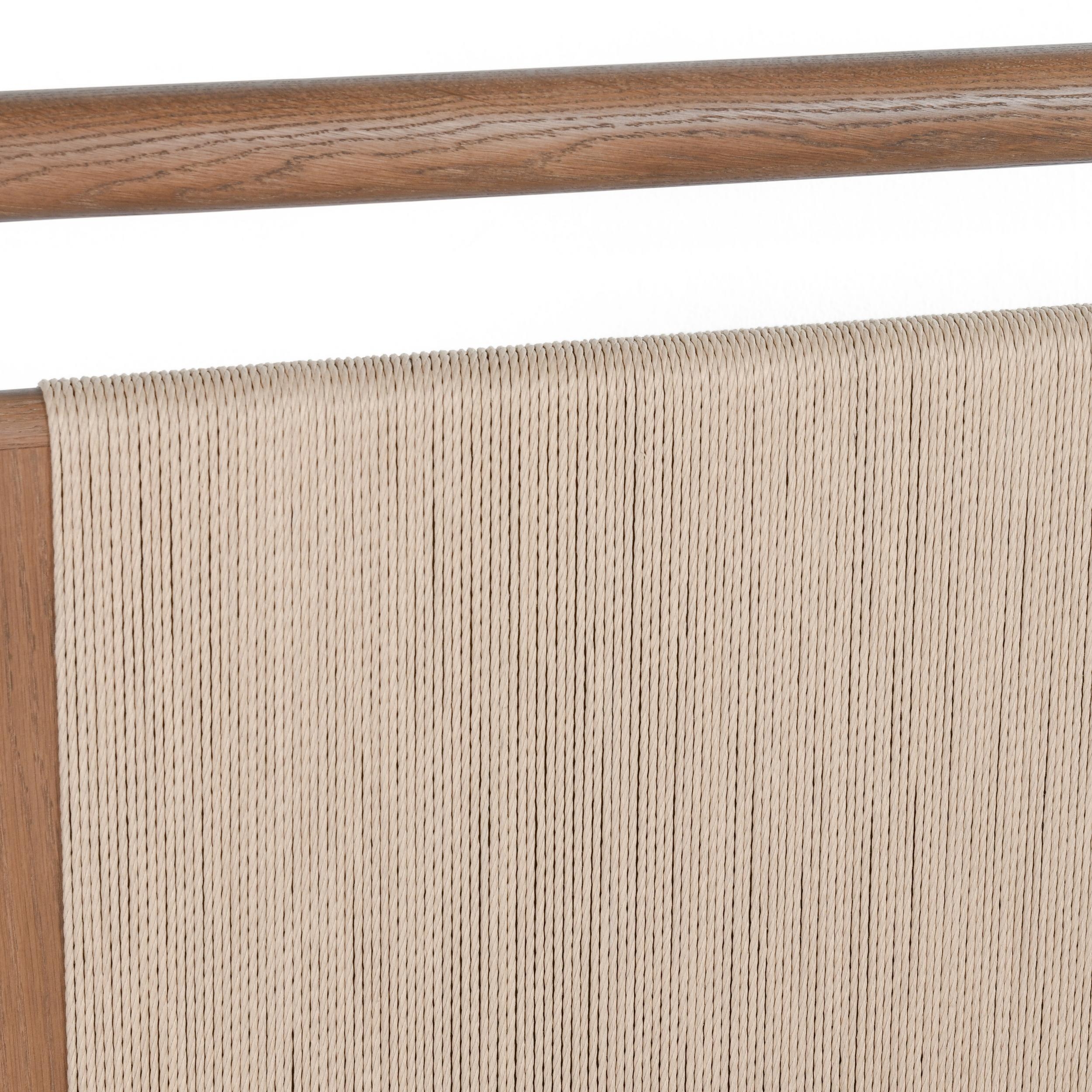 Corda Oak Wood Cal King Bed Brown/Natural - Image 7