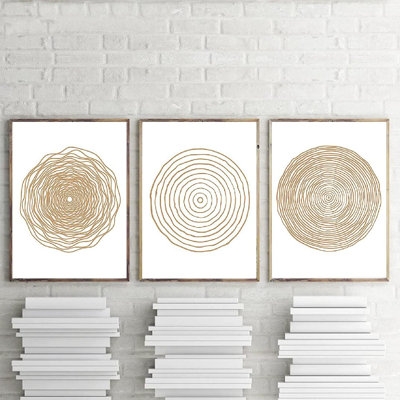 Canvas Wall Art Minimalist Line Drawings Posters And Prints Wall Art Pictures - Image 0