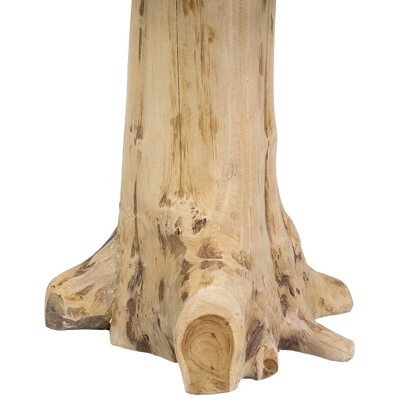 Brit Solid Wood Pedestal End Table - Image 6