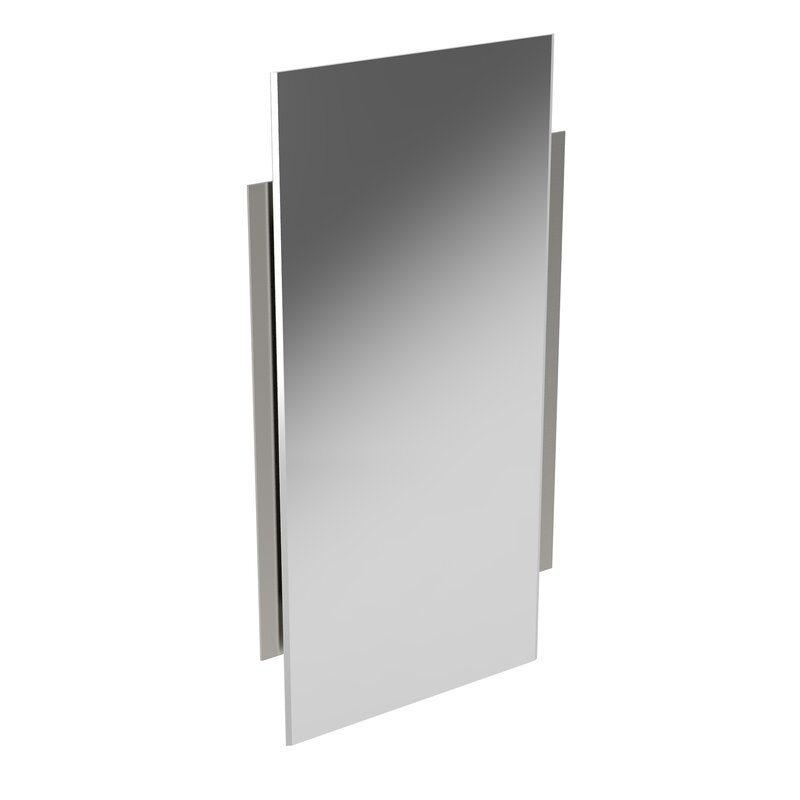 Ginger Surface Modern & Contemporary Beveled Accent Mirror Finish: Satin Nickel - Image 0