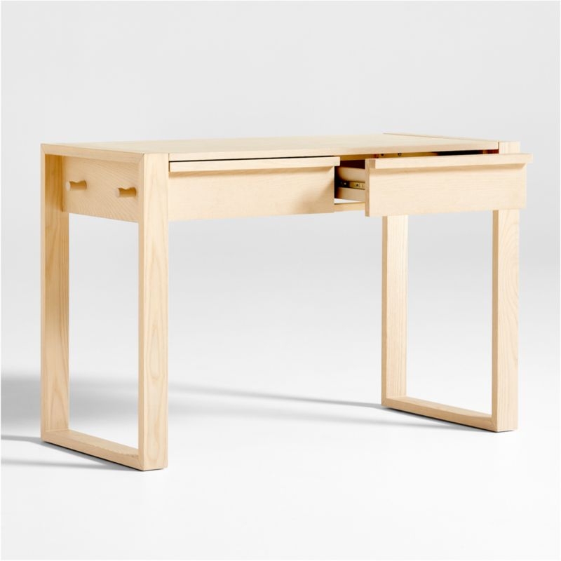 Gemini Sunwashed Ash Wood Kids Desk - Image 3