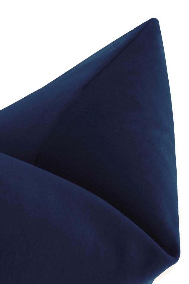 Studio Velvet Pillow Cover, Sapphire, 22" x 22" - Image 1