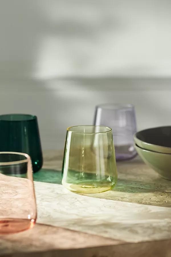 Morgan Stemless Wine Glasses, Set of 4 - Image 0