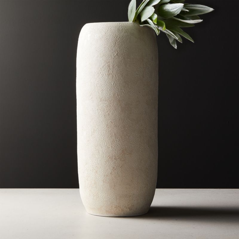 Palmilla Ivory Textured Vase - Image 2