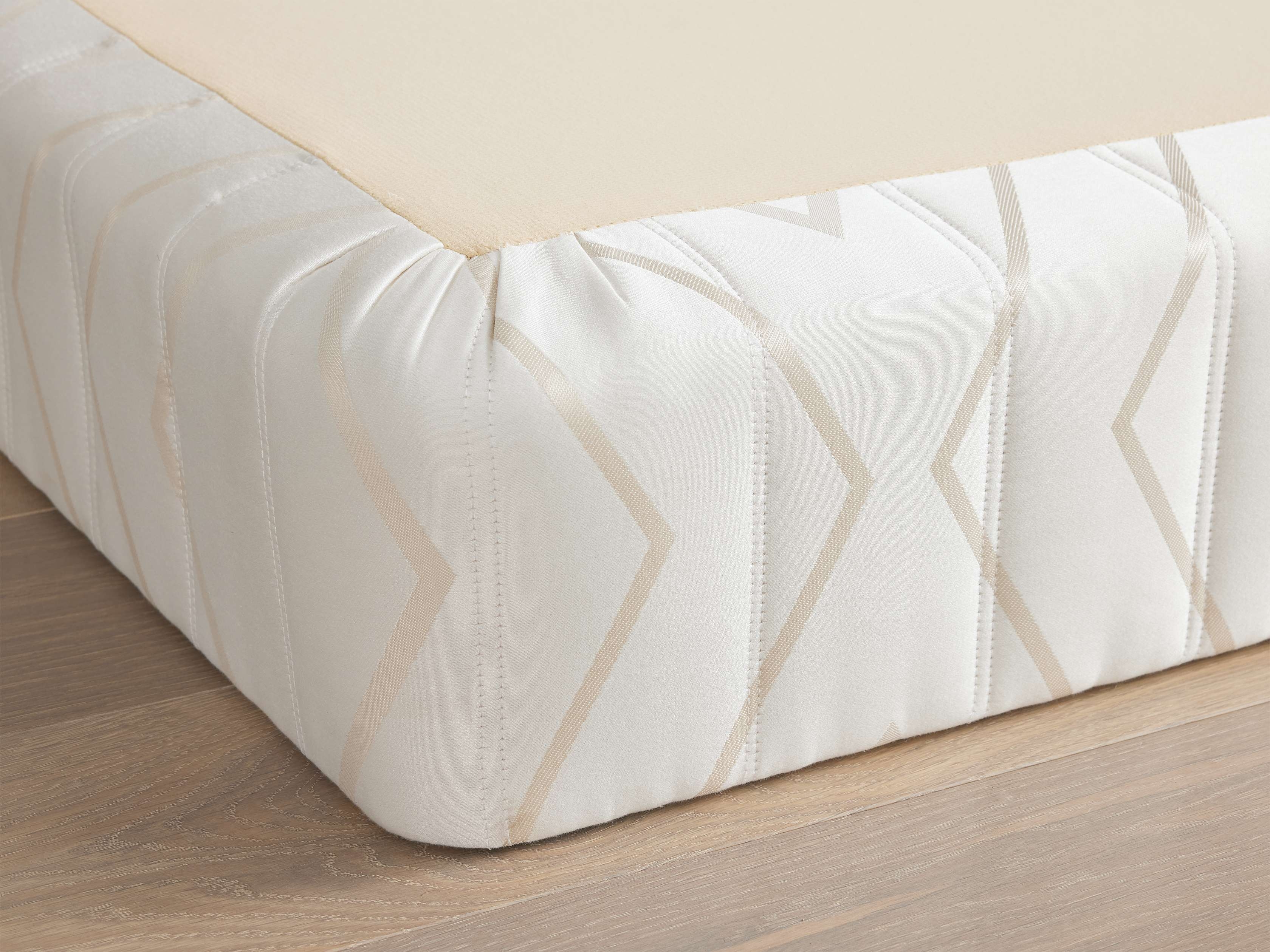 Luxury Box Spring in Upholstered Queen None  8"  - Image 0